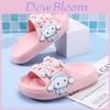 Adorable Cartoon Style Eva Summer Slippers For Kids Comfortable Non-slip Design For Girls