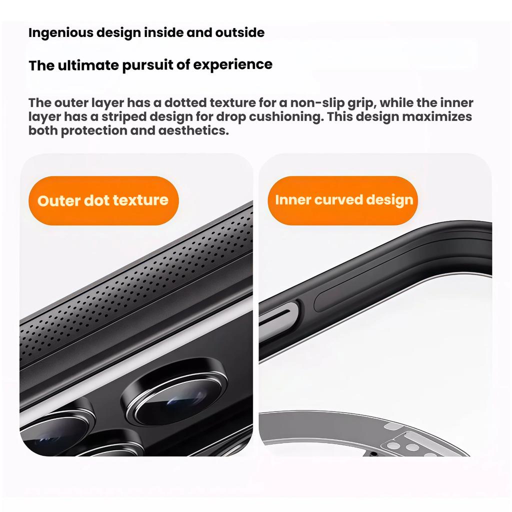 360° Rotating Kickstand Transparent Shockproof Phone Case for iPhone 17 Pro Max/Pro/Air with Full-Button Coverage