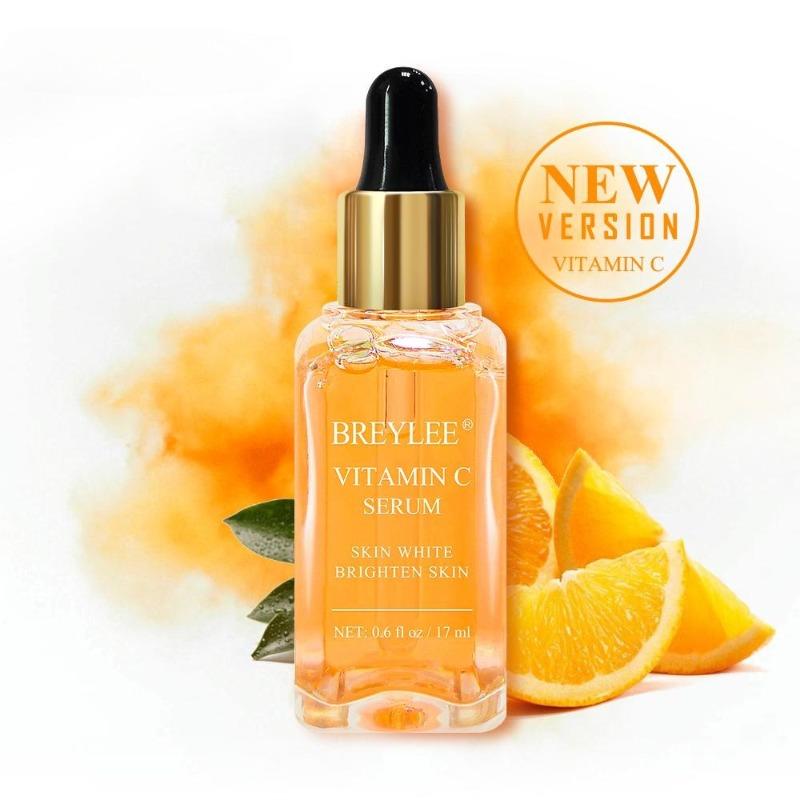 BREYLEE - Anti-Aging Vitamin C and Vitamin E Serum for the Face, Anti-Aging, Whitening, Essence, Topical Oil, Hyaluronic Acid, Cosmetic, 17ml