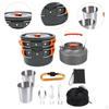 Camping Cookware Set for Campfire Cooking Utensils Portable Pot Frying Pan Family