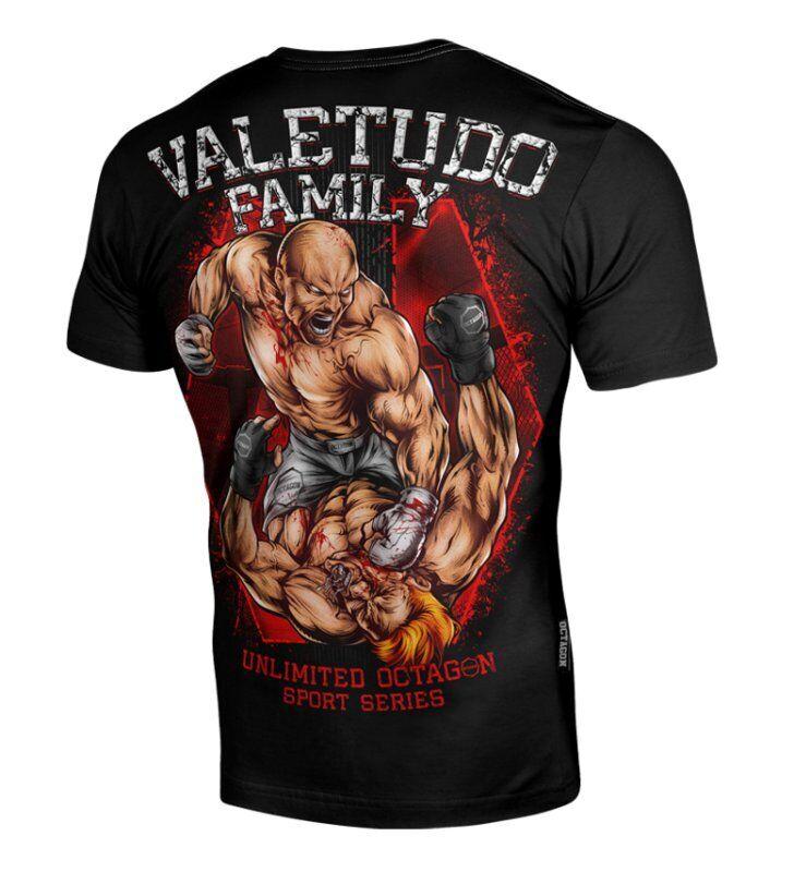 

Футболка унисекс Octagon Vale Tudo Family Mma Ksw Ufc Boxing Bjj Polska с полным принтом