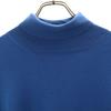 GRAN SASSO Made In Italy Long Sleeve Turtleneck Knit 52 Blue Sweater Men's Used