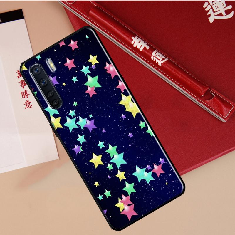 Bright Stars Art Case For Oppo A60 A98 A58 A78 A18 A38 A80 A40 A77 A57 A17 A74 A54 A94 A96 A76 A16 A15 A5 Pro