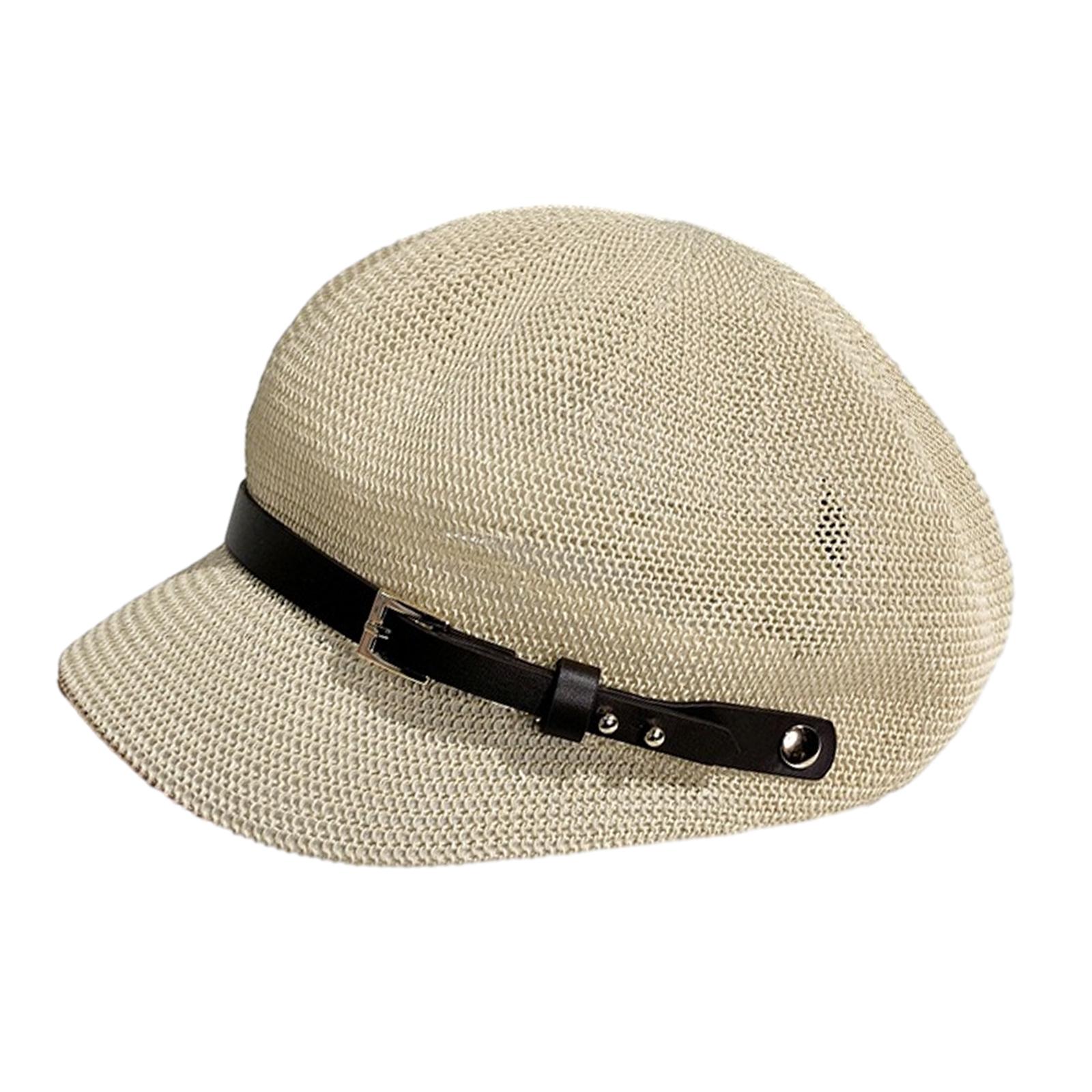 

Vintage Simple Painter Hat Unisex Beret Painter Cap Elegant British Style Cabbie Hat Unisex Summer Hat бежевий