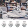 4Pcs Stainless Steel Tablecloth Clips Adjustable Table Cloth Holder Clamps for Home Wedding Party