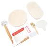 10.2in Round Dough Rising Proofing Basket Stainless Steel 8.7in Oval Cane Sourdough Basket