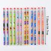 12Pcs Wooden Hb Pencil With Eraser Cute Sketch Drawing Pencil Student Writing Stationery Office Supplies Children'S Gift