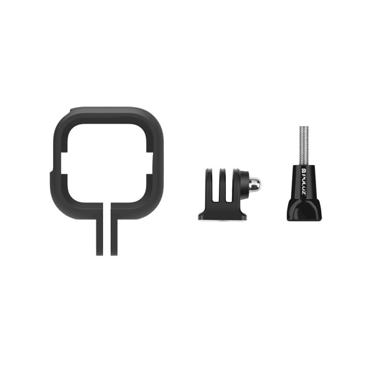 For Insta360 GO Ultra PULUZ PC Plastic Frame Adapter Base Mount (Black)