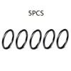5-10 Pcs 16G Stainless Steel Hinged Nose Ring Clicker for Septum Tragus Helix Cartilage Daith Rook Piercing Jewelry
