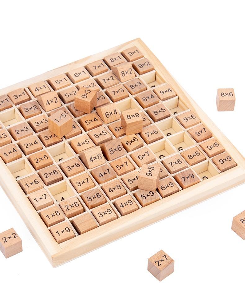 Montessori Zabawki edukacyjne matematyczne dla dzieci Zabawki dla dzieci Tabliczka mnożenia Matematyka Arytmetyka Pomoce dydaktyczne Prezenty świąteczne