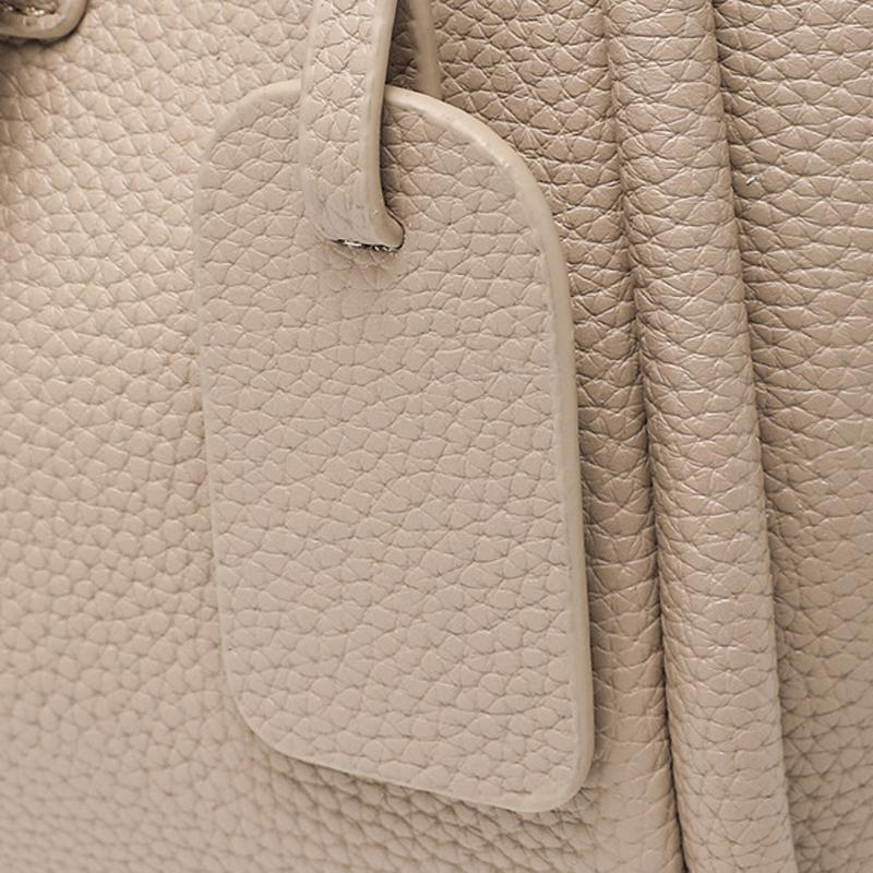 Äkta läder Liten Väska Kvinnor Mini Handväska 2023 Ny Äkta Läder Damväska Hinkväska Dam Sommarhandväska Messenger Bag