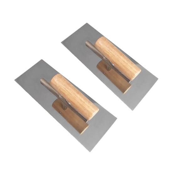 

Лезвие из нержавеющей стали толщиной 0,7 мм, деревянная ручка, шпатель для штукатурки