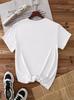 Spring/Summer New Women'S Round Neck Hand-Painted Lobster Print Short Sleeve T-Shirt, Vintage Distressed Style Casual Top,