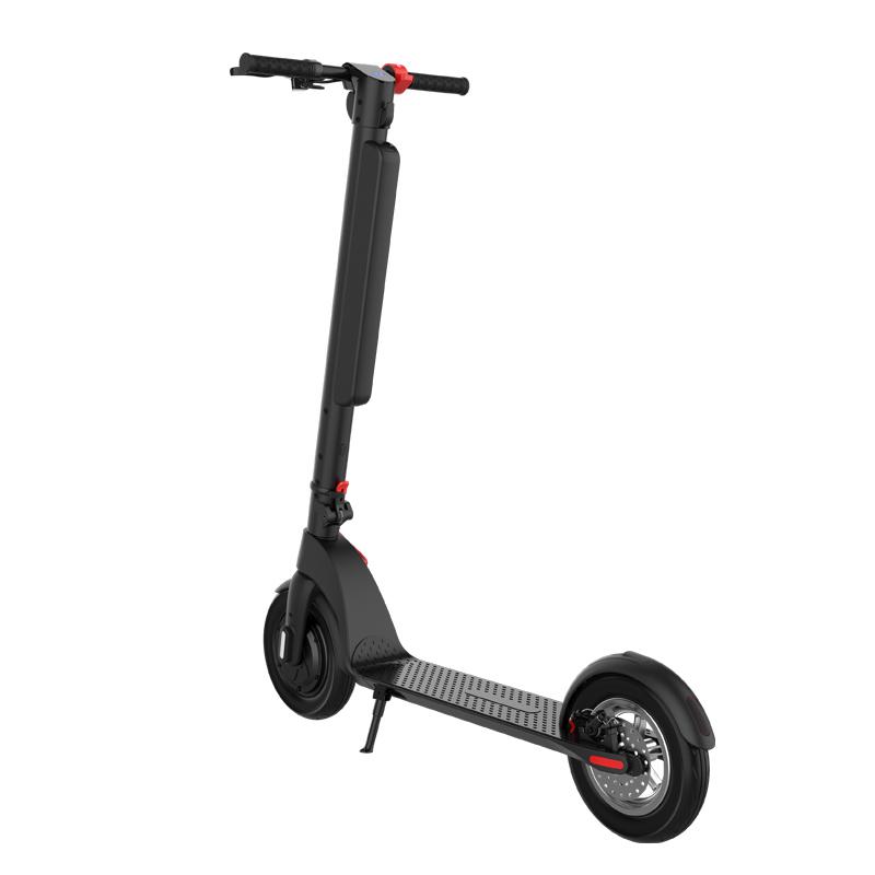 Alnsoor X8 Adult City Outdoor Electic Scooter 36V10AH Battery 350W Motor 10 Inch Road Tires Foldabe EScooter With Three second folding