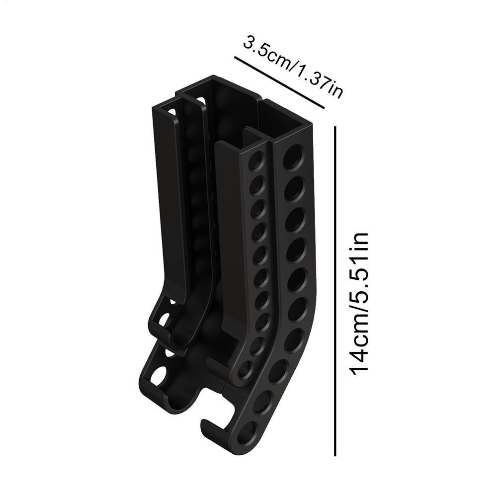 Battery Storage Box Organizer High Strength Large Capacity Wall Mounted AAAAA Battery Storage Container чёрный 2290₽