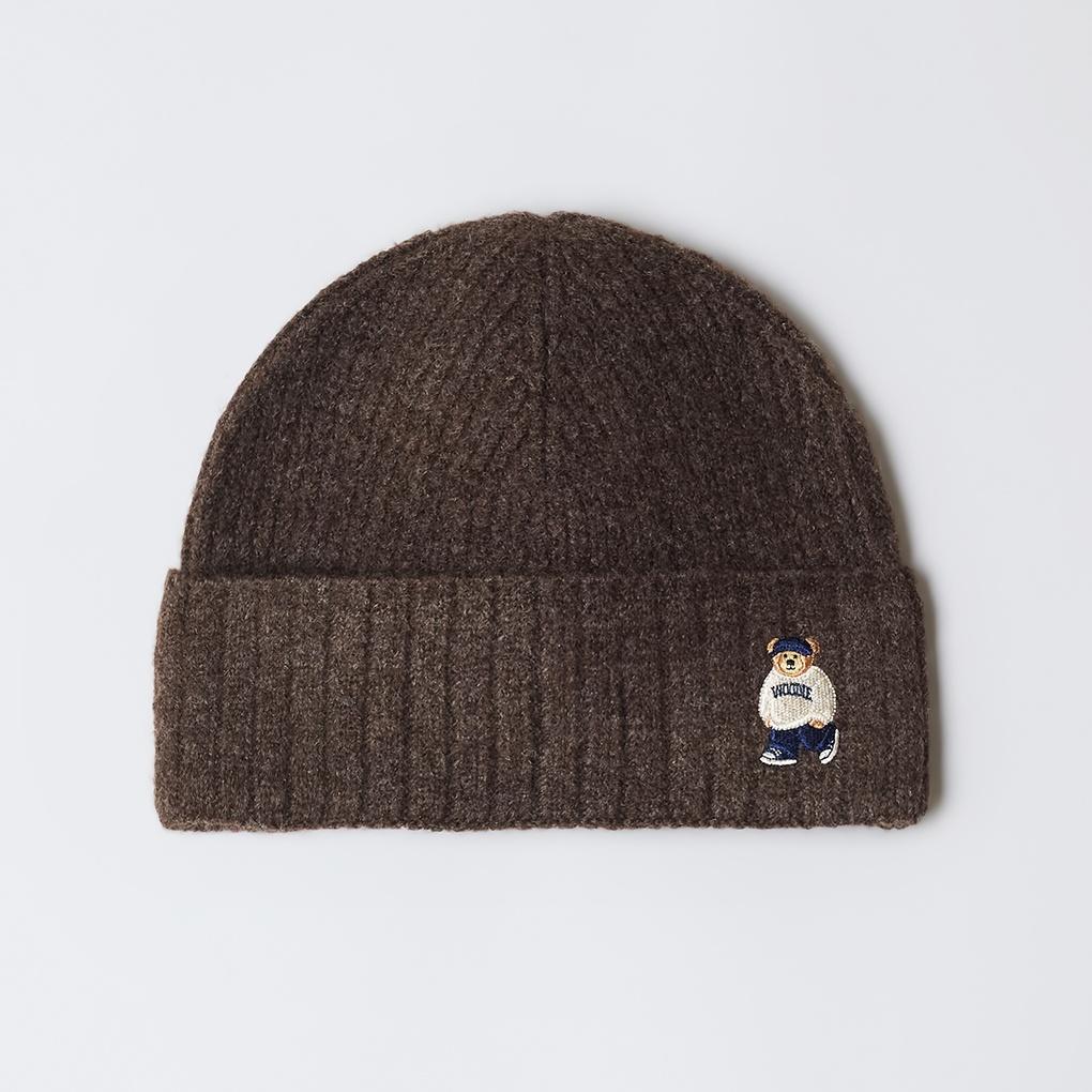 (Woody) [Wool Blend] Embroidered Beanie_SPACF4TAY0