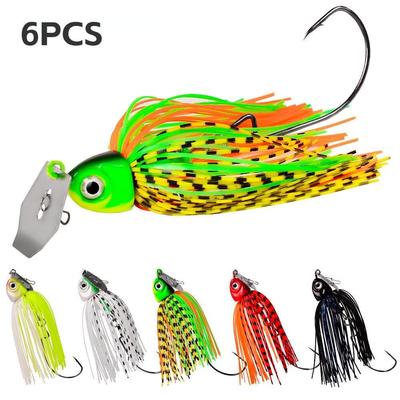 Spinner Bait Chatter Bait Weedless Isca de pesca Buzzbait Wobbler Isca para Bass Pike Walleye