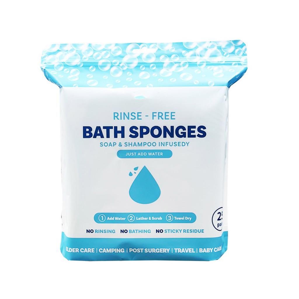 Fuktighetskrem Engangs Badehåndkle Integrert Dusj Våt Skum Håndkle