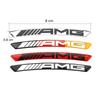 4Pcs Aluminum Car Wheel Rim Decal Stickers Decorative For Mercedes Benz AMG W223 W213 W206 W464 W247 W167 W166 W222 W205 W204