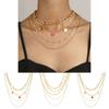 Stylish Alloy Chain Heart Necklace For Fashion-forward Women Perfect For All Occasions