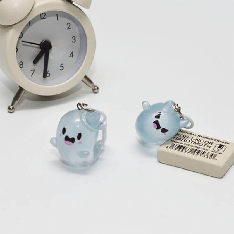 Halloween Ghost Glow-in-the-Dark Keychain