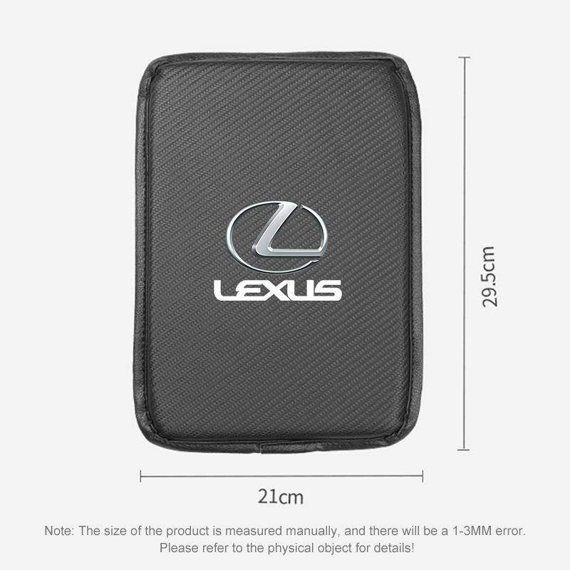 Car Center Console Armrest Box Protective Pad Carbon Fiber Soft Pad For Lexus CT ES GS NX IS250 CT200h IS300h ES300h ERX40