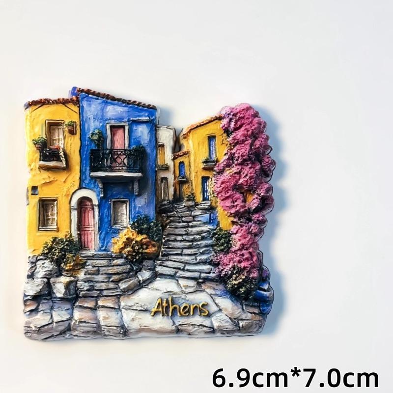 Griechenland Souvenirs Athen Parthenon Tempel Santorini Kühlschrankmagnete Heimdekoration Hochzeitsgeschenke Zeus Kühlschrankaufkleber