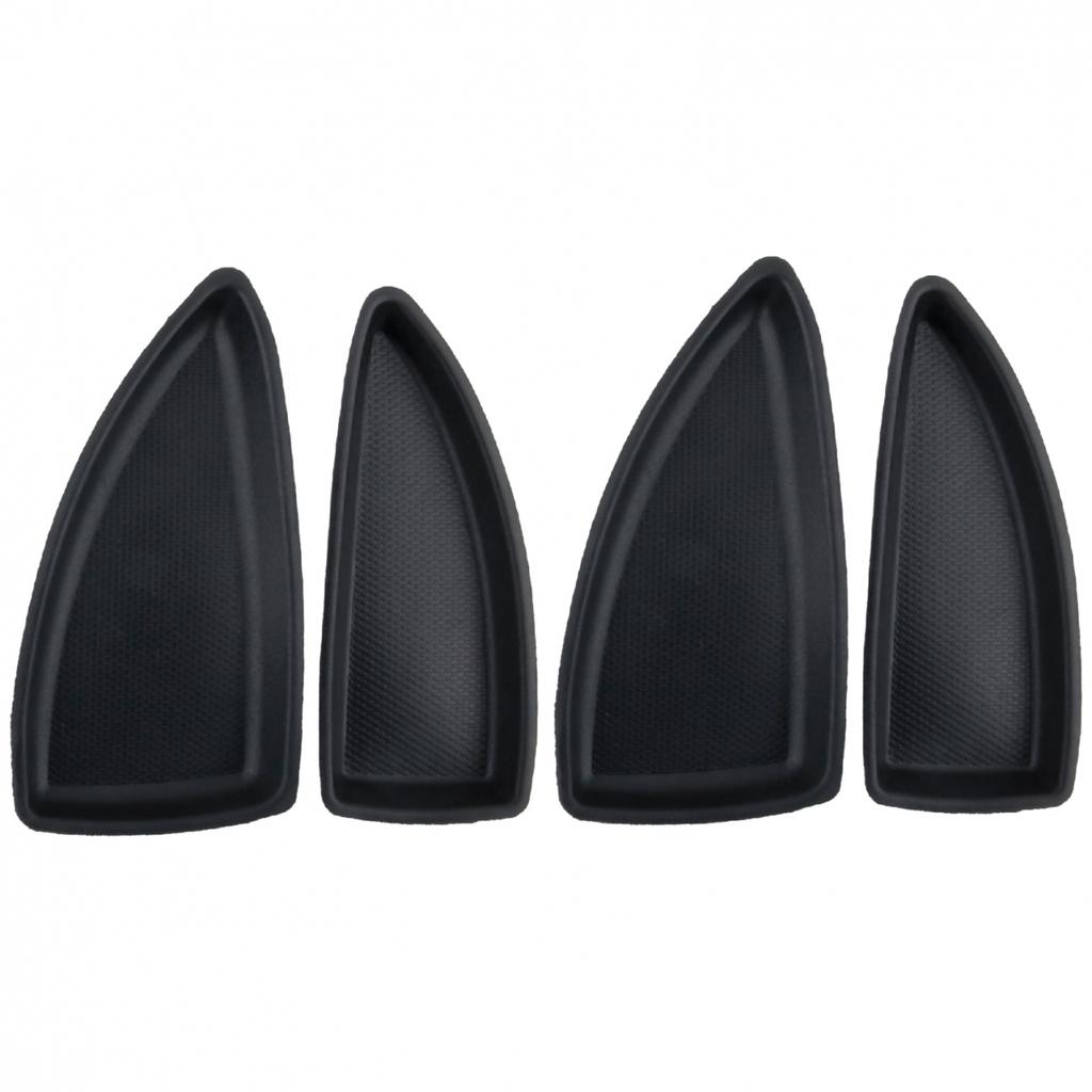 Vorne Links/Rechts Türschalter Blende Kappe 4 Stück/Satz Schwarz