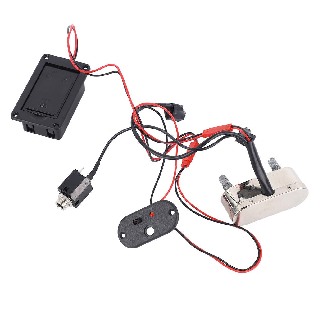 Cello Pickup Metal Plastic High Sensitivity Low Noise Professional Cello EQ Pickup Replacement