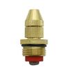 Messing Spuit Verstelbare Waterstroom Nevelsproeiers Tuinsproeikop met 1/2 Inch Buitendraad en Filter Fijne Nevelsproeier