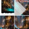 2D flat printing 2pcs Curtains Enchanted Forest Waterfall Dreamy Glow Digital Printed Polyester Drapes Party Decorations Perfect