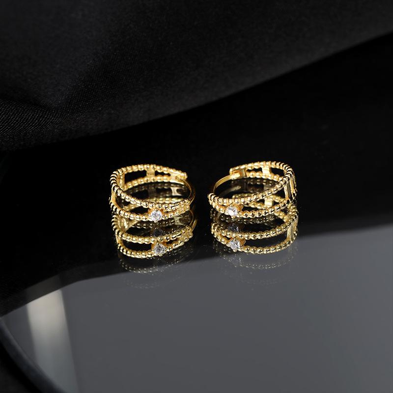 

Banyan Tree S925 Silver Retro Double Hollow Women s Luxury Hoop Earrings 925 Silver