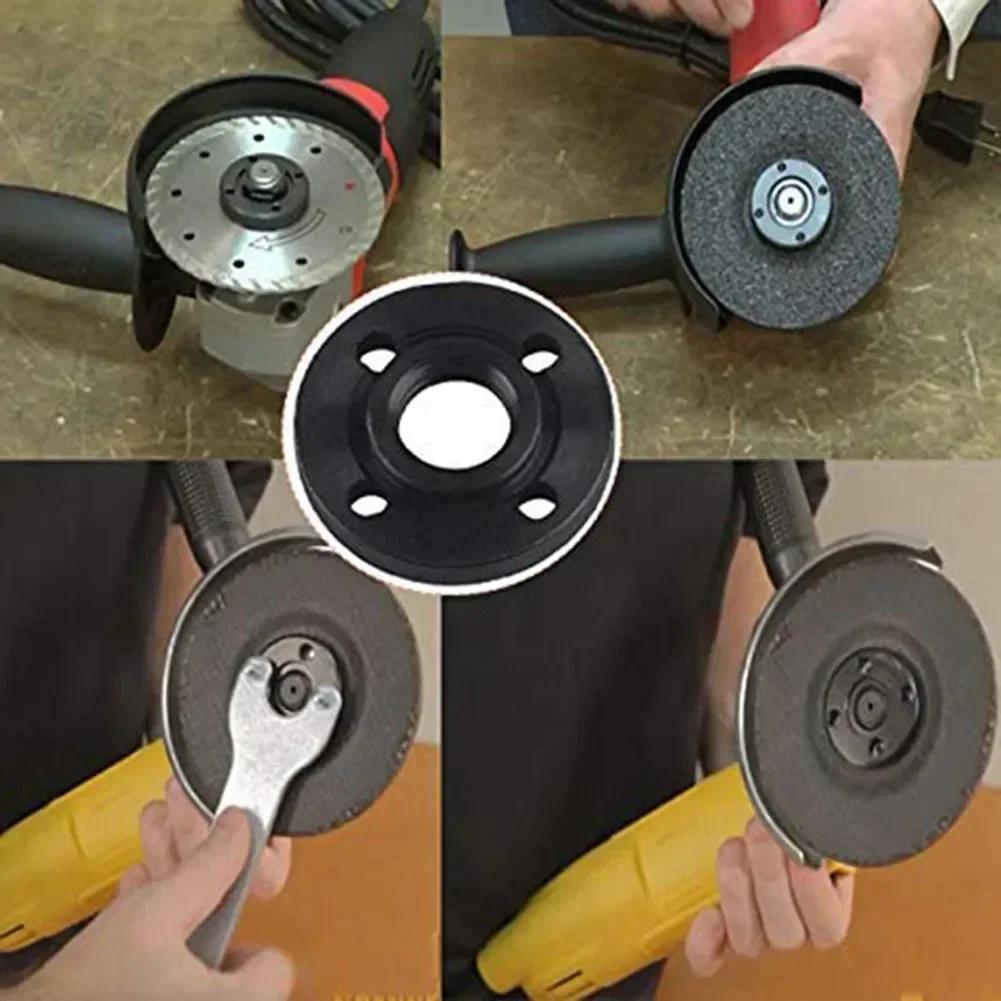 2pcs Flange Nut Set Tools Thread Replacement Angle Grinder Inner Outer Flange Nut Set Tools Angle Grinder Accessories