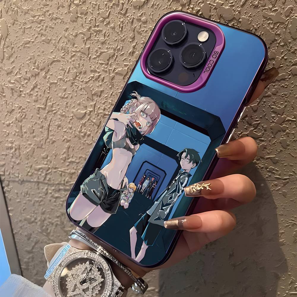 Call of Night N-Nazuna nanakusa Phone Case For iPhone 16,15,14,13,12,11,Mini,Pro,E,SE4,XS,MAX Purple Candy Matte Cover