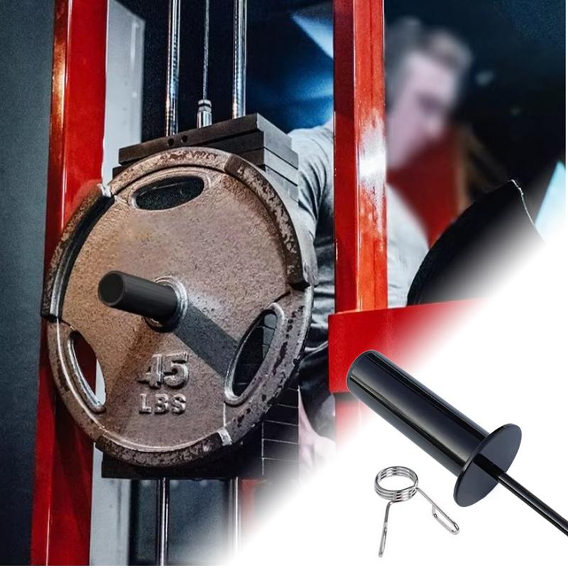Black Fitness Weight Cable Stack Extender Pin Replacement Barbell Weigth Plate Loading Pin Strength Training Gym Equipment