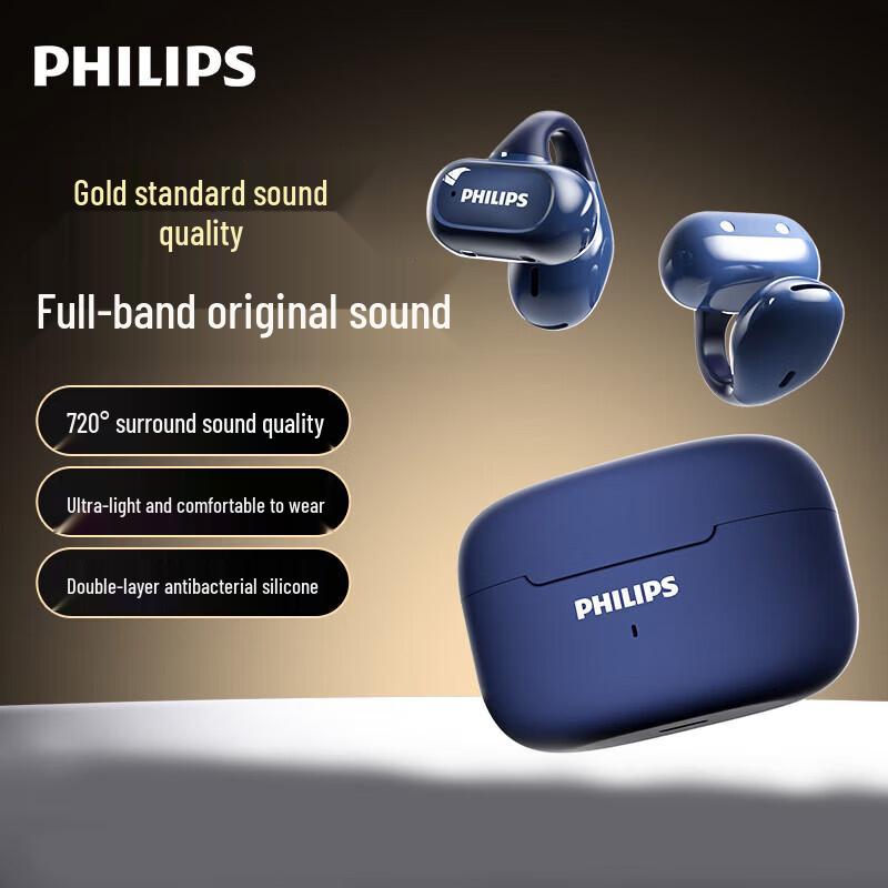 

Philips TAT2469 True Wireless Clip-on Open-Ear Bluetooth Earphones