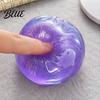 Dumpling Desktop Ornaments 1/2/3Pcs Purple Ghost Squeeze Toy  Halloween Steamed Bun Soft Fidget Toy Stress Relief Clear Ball Mini