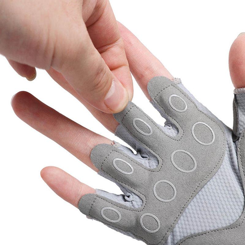 Cycling Fingerless Gloves Professional Gym Fitness Breathable Anti-Slip Ladies Male Half Finger Angling Female Bike Bike High Quality