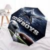 Printed Dallas Cowboys Folding Umbrella,Outdoor,Leisure,And Travel Umbrella,Durable Umbrella Fabric,Birthday And Holiday Gift