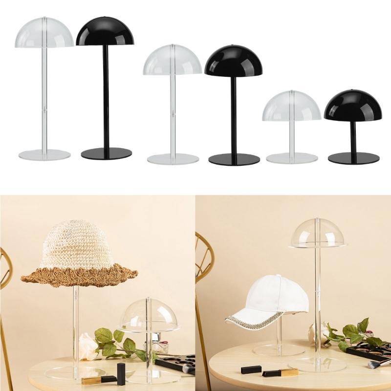 Multifunktionale Hutaufbewahrungslösung Acryltextur Hutkollektionsaufbewahrungshalter Perfekt für Schlafzimmer und Einzelhandelsausstellung