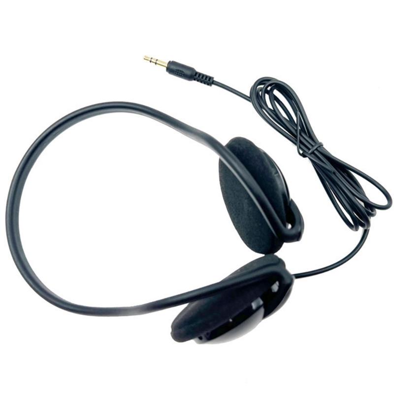 Strong Over Ear Headphones with 3.5mm Interfaces Comfortable Earpads For Computer Mobile Devices 1.5M PVC Cable