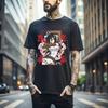 100% Cotton TOPS UNISEX TEES MENS WOMENS Mikasa T-shirt Attack On Titan Shirt Shingeki No Kyojin Anime AOT Shirt Gift 168