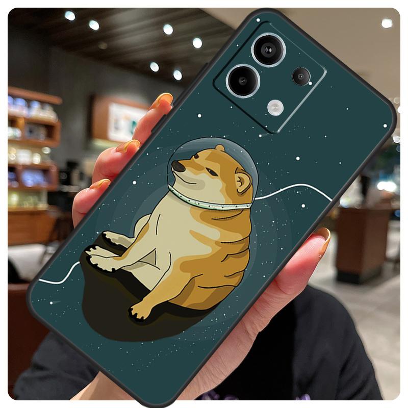 Funny Cheems Doge Case For Xiaomi Redmi Note 13 12 9 10 11 14 15 Pro Plus Cover For Redmi 14C 10C 12C 13C 15 C