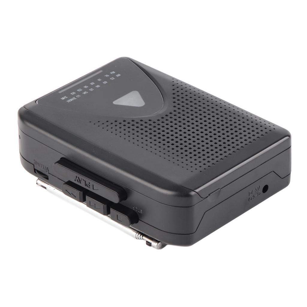 Portable Cassette Player Classic Style Multifunction Supports AM FM Radio Stereo Compact Tape Player