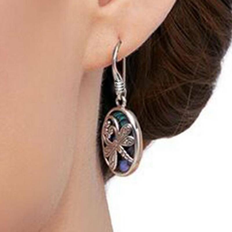 Moda Boemia glazură colorată cercei cu libelule Bijuterii cu picătură de ureche de nuntă