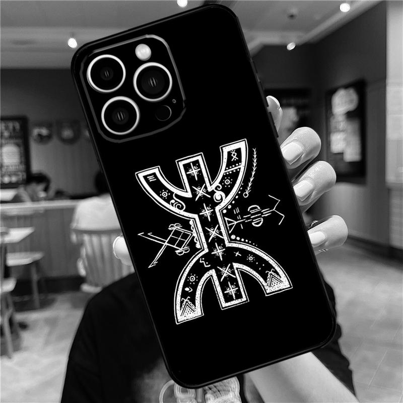 Amazigh Symbol Berber Academy Case For iPhone 17 Pro Max 16 15 14 11 12 13 Mini Plus 16e 17 Air Bumper Cover Accessories