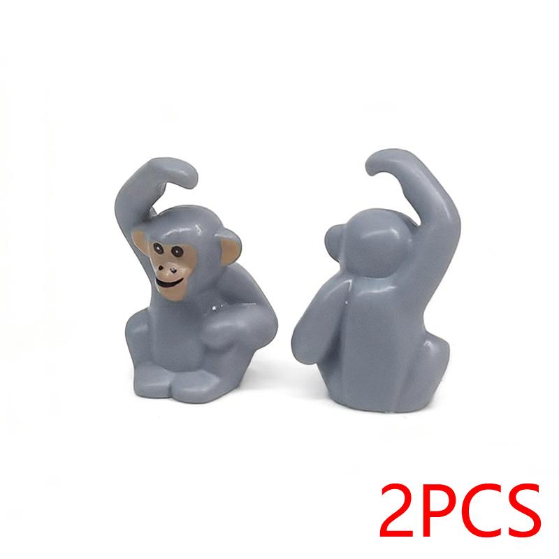 MOC Zwierzęta Zoo Klocki Słonie Tygrysy Słonie Małpy Łosie Niedźwiedzie Owce Wielbłąd Koń Krokodyl Lampart Mini Klocki DIY T11