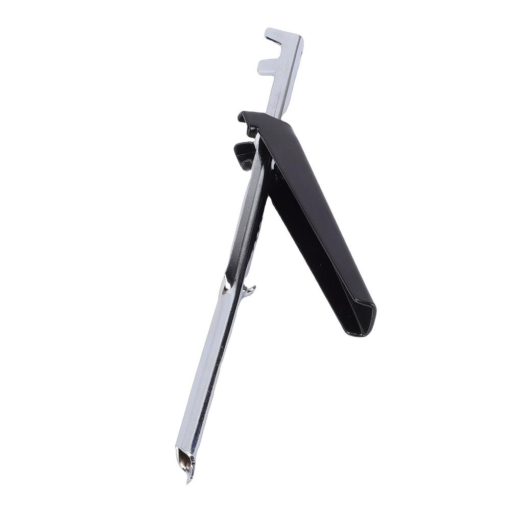 Adjustable Bottle Opener Stainless Steel Multi Purpose Twist Off Glass Jar Lid Can Opener Black