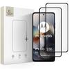 Tech-Protect Glass Fit+ Tempered Glass 2-pack for Motorola Moto G56 5G - Black
