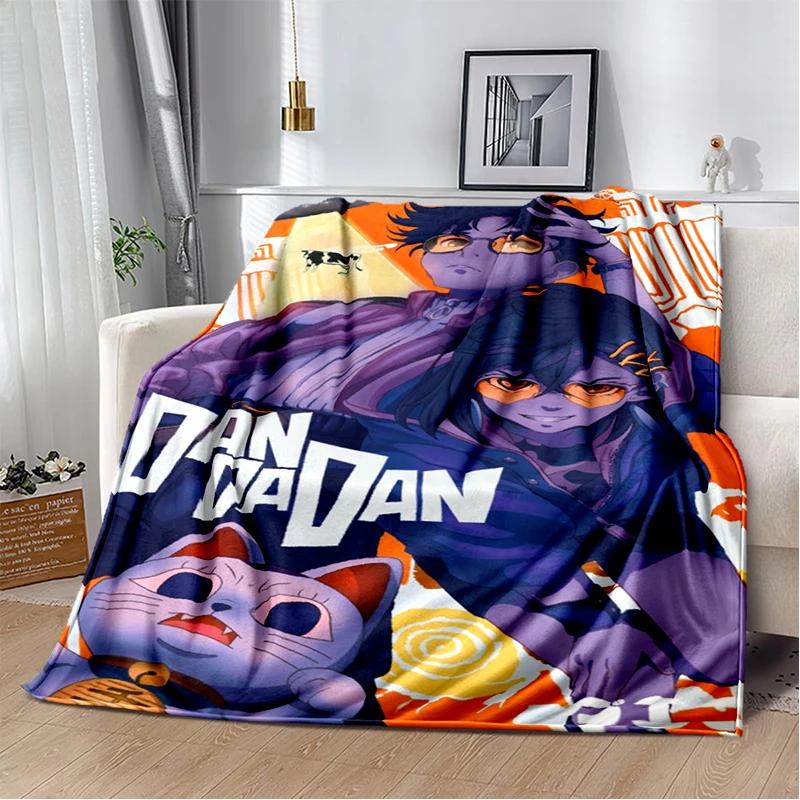 DAN DA DAN 29 Style Cartoon Anime Blanket,Soft Throw Blanket for Home Bedroom Bed Sofa Picnic Travel Office Cover Kid Gift HD